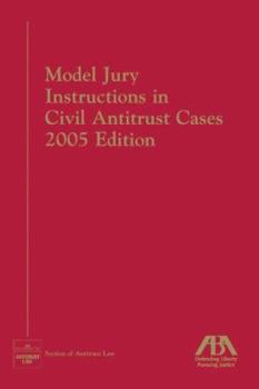 Paperback Model Jury Instructions in Civil Antitrust Cases Book