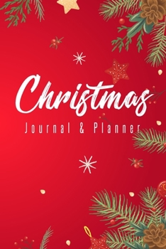 Paperback Christmas Journal & Planner: Lined Notebook For Planning Your Holiday Season Book