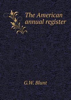 Paperback The American annual register Book