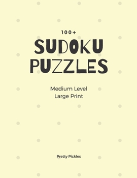 Paperback Sudoku Puzzles 100]. Medium Level. Large Print [Large Print] Book