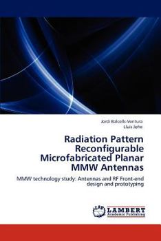 Paperback Radiation Pattern Reconfigurable Microfabricated Planar Mmw Antennas Book
