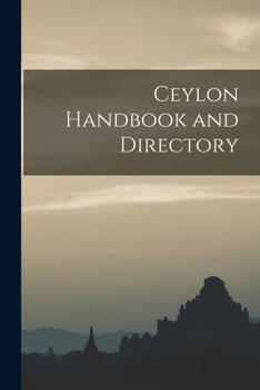 Paperback Ceylon Handbook and Directory Book
