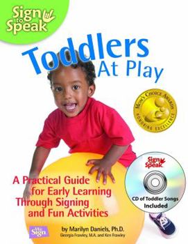 Paperback Toddlers at Play with CD of Toddler Songs Book