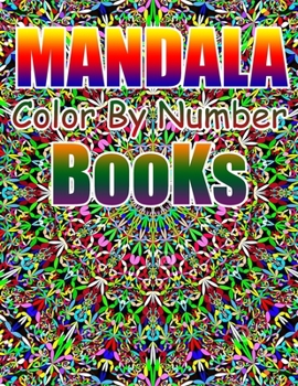 Paperback Mandala Color by Number Books: Kids and Adults Book
