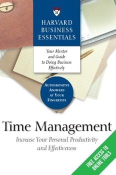 Paperback Time Management: Increase Your Personal Productivity and Effectiveness Book