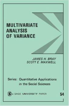Paperback Multivariate Analysis of Variance Book