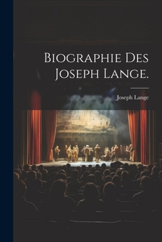 Paperback Biographie des Joseph Lange. [German] Book