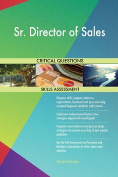 Paperback Sr. Director of Sales Critical Questions Skills Assessment Book