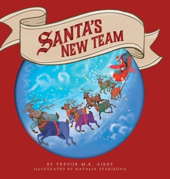 Hardcover Santa's New Team Book