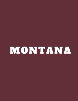 Paperback Montana: A Decorative Book │ Perfect for Stacking on Coffee Tables & Bookshelves │ Customized Interior Design & Hom Book