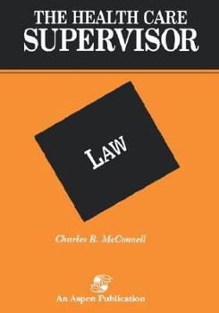 Paperback Health Care Supervisor: Law Book