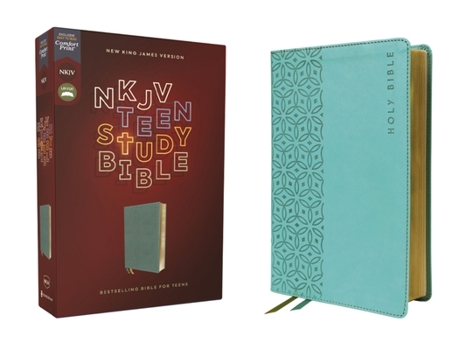 Imitation Leather Nkjv, Teen Study Bible, Leathersoft, Teal, Comfort Print Book