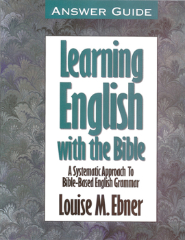 Paperback Learning English with the Bible: Answer Guide Book