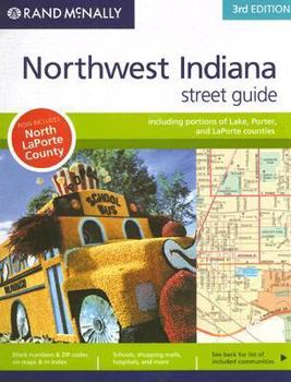 Paperback Rand Mcnally Northwest Indiana: Street Guide Book