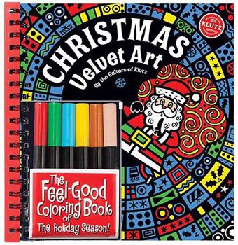 Hardcover Christmas Velvet Art Book