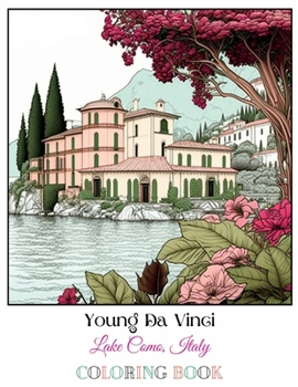 Paperback Lake Como, Italy Coloring Book [Large Print] Book
