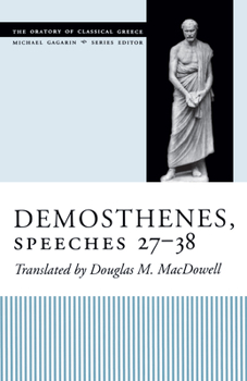 Paperback Demosthenes, Speeches 27-38 Book