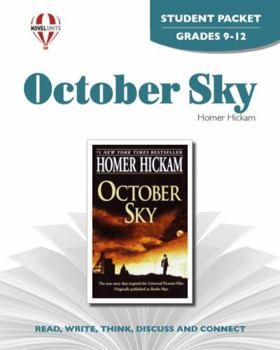 Paperback October Sky - Student Packet by Novel Units Book