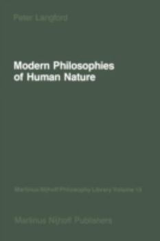 Paperback Modern Philosophies of Human Nature: Their Emergence from Christian Thought Book