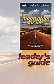 Paperback Momentum for Life Leader Guide Book