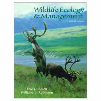 Hardcover Wildlife Ecology and Management Book