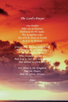 Paperback The Lord's Prayer: Sunset Journal 120 Lined Pages Book