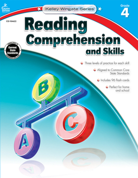 Paperback Reading Comprehension and Skills, Grade 4 Book