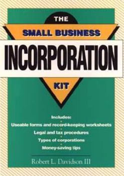 Hardcover The Small Business Incorporation Kit Book