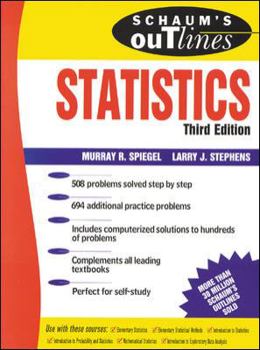 Paperback Schaum's Outline of Statistics Book