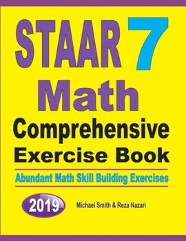 Paperback STAAR 7 Math Comprehensive Exercise Book: STAAR 7 Math Comprehensive Exercise Book
