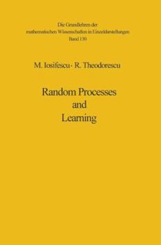 Hardcover Random Processes and Learning Book