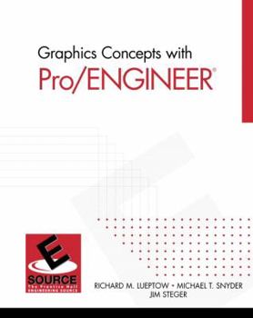 Paperback Graphics Concepts with Pro/Engineer Book