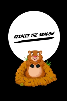 Funny Groundhog Day Theme Wide Ruled Line Paper