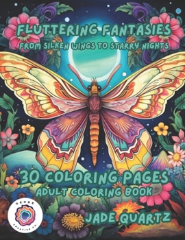 Paperback Fluttering Fantasies From Silken Wings to Starry Nights: 30 Coloring Pages Adult Coloring Book