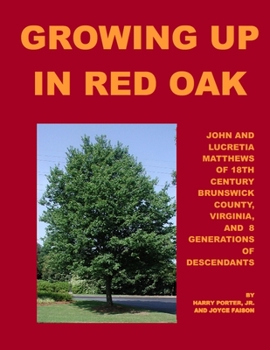 Paperback Growing Up in Red Oak Book