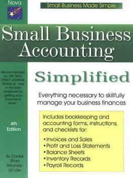 Paperback Small Business Accounting Simplified (Small Business Made Simple) Book