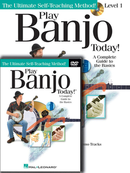 Paperback Play Banjo Today! Beginner's Pack: Level 1 Book/Online Audio/DVD Pack [With CD/DVD] Book