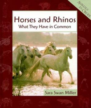 Library Binding Horses and Rhinos Book