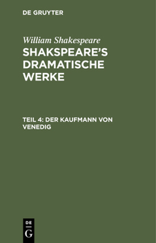Hardcover Der Kaufmann Von Venedig [German] Book