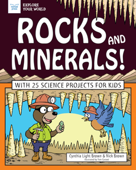 Paperback Rocks and Minerals!: With 25 Science Projects for Kids Book