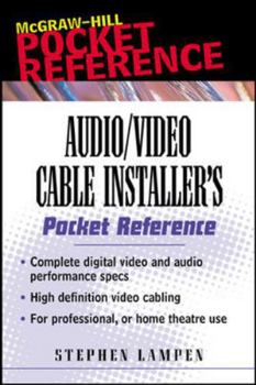 Paperback Audio/Video Cabling Guide Pocket Reference Book