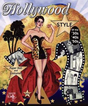 Paperback Hollywood Style of the '30s, '40s, '50s Paper Doll and Costumes Book