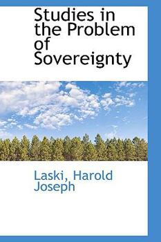 Paperback Studies in the Problem of Sovereignty Book