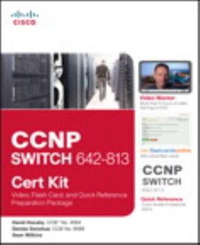 Paperback CCNP Switch 642-813 Cert Kit: Video, Flash Card, and Quick Reference Preparation Package [With Online Flashcards and DVD] Book