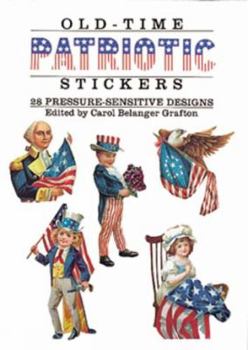 Paperback Old-Time Patriotic Stickers: 28 Pressure-Sensitive Designs Book