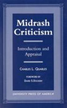 Paperback Midrash Criticism: Introduction and Appraisal Book