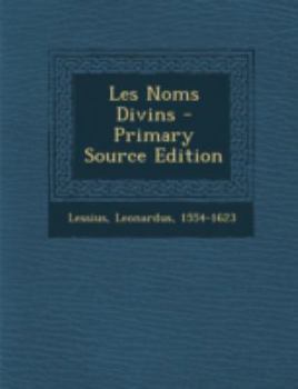 Paperback Les Noms Divins - Primary Source Edition [French] Book