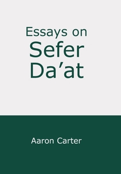 Hardcover Essays on Sefer Da'at Book