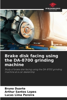 Paperback Brake disk facing using the DA-8700 grinding machine Book