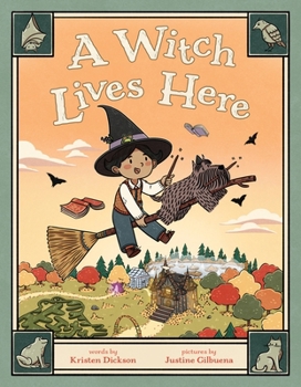 Hardcover A Witch Lives Here Book